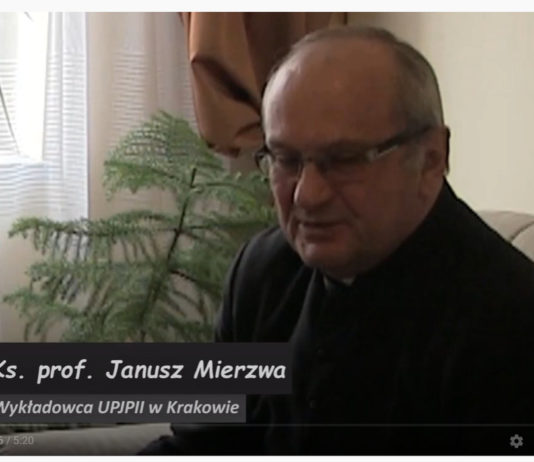 Gość TvProv, ks. prof. Janusz Mierzwa